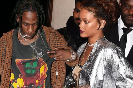 Rihanna & Travis Scott ► Foto: mirror.co.uk
