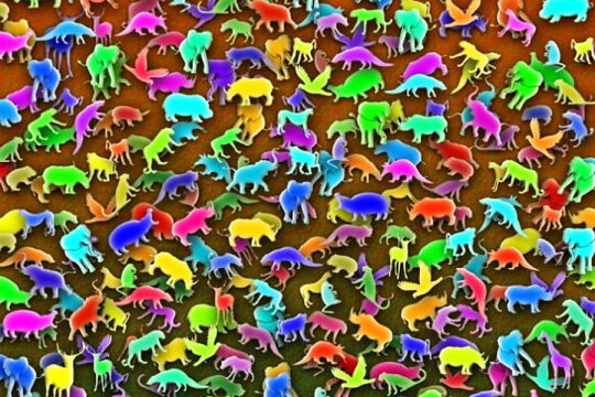 Poți găsi girafa? ► Foto: PlayBuzz