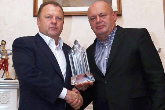 Marius Vizer, stânga, și Doru Sapta