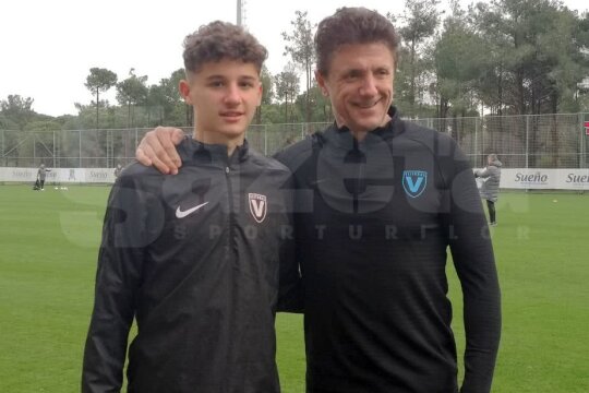 Nicolas Popescu și Gică Popescu în cantonamentul Viitorului