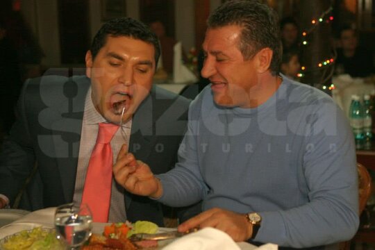 Cristi Borcea și Victor Becali