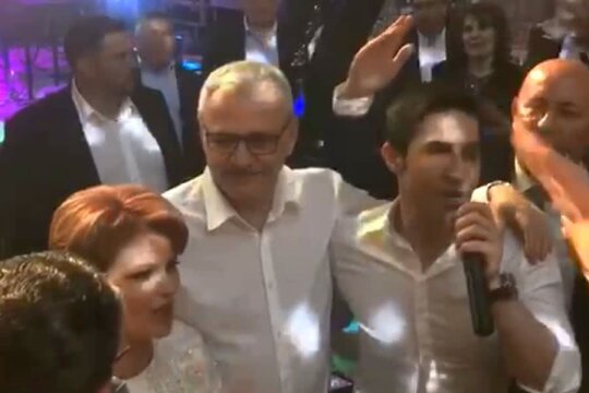 Olguța Vasilescu, Liviu Dragnea și Claudiu Manda