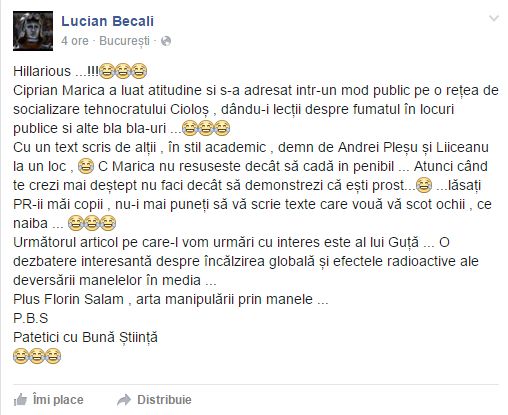 lucian becali