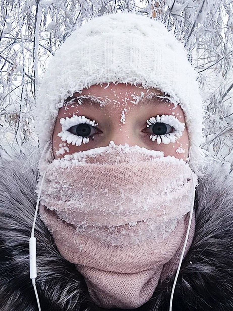 FOTO Imagine spectaculoasă din cauza gerului, în Rusia!