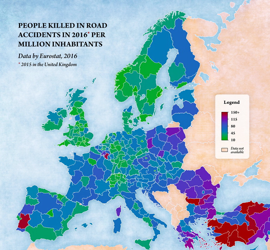 Drumurile cele mai periculoase din Uniunea Europeană