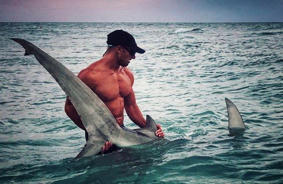 Fotogafie impresionantă din timpul capturii unui rechin. A devenit virală!