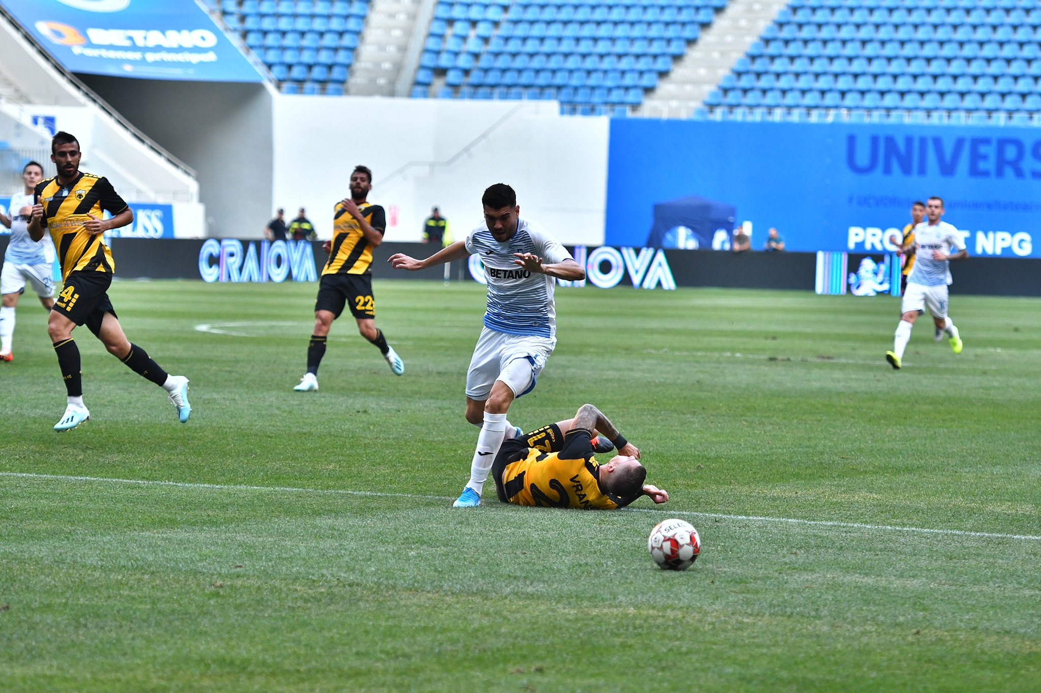 Craiova - AEK Atena Foto: facebook.com/UCVOficial