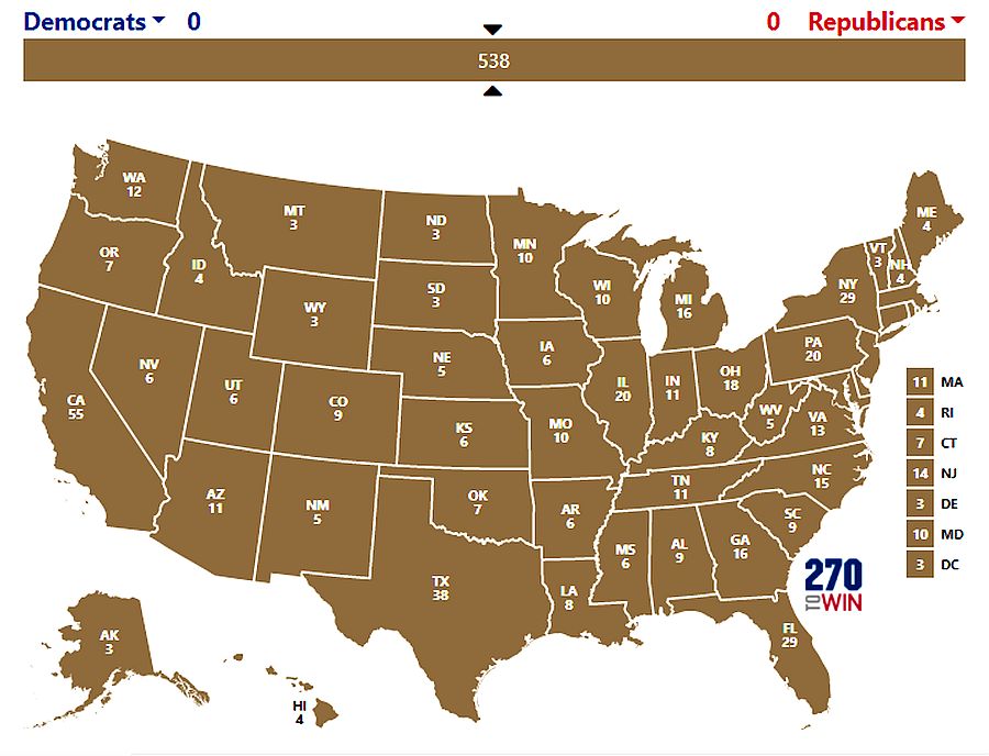 harta electorala