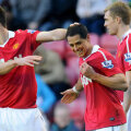 Chicharito are pînă acum 9 goluri în primul sezon la United