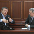 Victor Becali şi Mircea Sandu