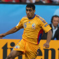 Bănel Nicoliţă, în meciul cu Franţa de la Euro 2008