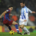 David Villa în duel cu Apono
