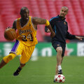Fotomontaj: Pep Guardiola şi Kobe Bryant