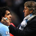 Mancini nu vrea să cedeze în faţa lui Tevez, jucător care nu este la prima abatere legată de atitudine