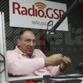 Dumitru Stîngaciu în studioul Radio GSP