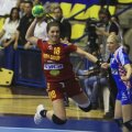 Adina Fiera a marcat cinci goluri în meciul cu Croaţia.