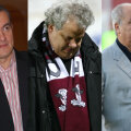 Stache, Valvis, Taher, trei dintre ultimii afacerişti cu care George Copos a negociat vînzarea Rapidului. Iordanianului părea chiar că i-a cedat clubul, însă în cele din urmă tot el a preluat gruparea din Grant