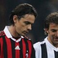 Inzaghi (stînga) şi Del Piero vor fi adversari diseară
