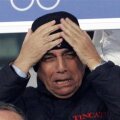 Galliani nu a mai putut urmări meciul după ce echipa sa a scăpat ca prin urechile acului de gol (foto: italy.theoffside.com)