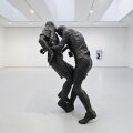 Statuia cu faimoasa ”execuție” a lui Zinedine Zidane