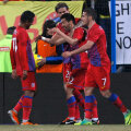 Pîrvulescu a marcat un supergol contra Astrei Foto: Raed Krishan