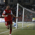 Marius Niculae a marcat unicul gol pentru Dinamo, din penalty foto: Alex Nicodim