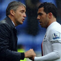 Relația dintre Tevez și Mancini tinde să se amelioreze