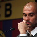 Guardiola a anunţat ieri într-o conferinţă de presă că se desparte de Barcelona.