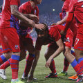 bucurie Steaua,Raul Rusescu,aplecat