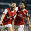 Trei ani (2008-2011), Fabregas i-a fost căpitan lui Nasri la Arsenal // Foto: Reuters