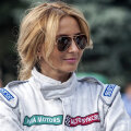 Fericită la finalul cursei de evoluţia ei // Foto: rallyzoom.ro
