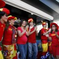 Fanii spanioli îi domină numeric pe cei italieni (foto: Reuters)