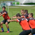 Ședință de pregătire lejeră la Steaua (foto: Alex Nicodim)