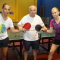 Eliza Samara, antrenorul Viorel Filimon și Daniela
Dodean (de la stînga la dreapta) sînt gata de Londra
Foto: Marian Muscalu - Telegraf Constanța