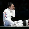 Shin A Lam nu și-a putut stăpîni lacrimile (foto: Reuters)