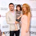 Cristea, alături de Denisa Nechifor şi copilul lor. // Foto: stl.ro