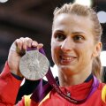 Judoka Alina Dumitru, a obţinut, sîmbătă, argintul la categoria 48 kg, prima medalie a delegaţiei României la JO de la Londra (foto: Reuters)