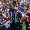 Murray după victoria contra lui Federer (foto: Reuters)