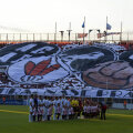Coregrafia peluzei Nord a suporterilor lui Spartak Trnava