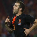 Rafael van der Vaart, liderul de la Bucureşti al "naţionalei" batave // Foto: Reuters