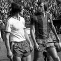 Ipostază din Ghencea, din Cupa UEFA 1977, înainte de Steaua - Barcelona 1-3, cu Liţă Dumitru şi Cruyff printre marcatori