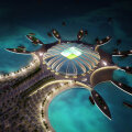 Doha Port Stadium, cel mai îndrăzneţ stadion al proiectului Qatar 2022. Va fi construit pe o peninsulă artificială ce va depăşi un miliard de euro