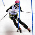 Nora Grieg Christensen cîştigătoarea probei de slalom feminin.