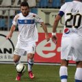 Chiţu (în alb) a marcat ieri al patrulea său gol în acest sezon // Foto: Sorin Danielciuc (Telegraf-Constanţa)