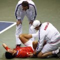Djokovici a avut nevoie de asistenţă medicală pe teren
