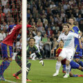 Moses deschide scorul în meciul cu Basel, 2-1