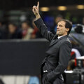 După 3 sezoane la Milan, în care a luat un titlu și o Supercupă, Allegri e atras de AS Roma // Foto: Reuters