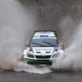Jan Kopecky, liderul din Campionatul European de Raliuri, concurează pe o maşină Fabia Super 2000
