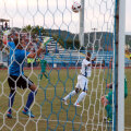 Adus în urmă cu 3 săptămîni de la Gaz Metan, Breeveld a marcat ieri primul său gol pentru olteni // Foto: Alin Peptan (Sport în Gorj)