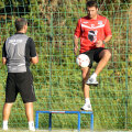 Mutu a încercat să recupereze pregătirea după două săptămîni de pauză